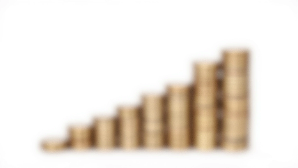 Monedas apiladas en orden creciente representando ahorro progresivo