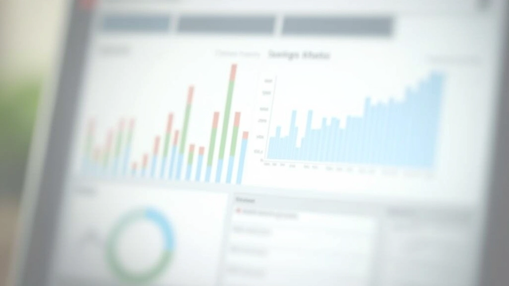 Gráficos de ahorros y análisis financiero